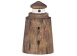 IB Laursen Holz Leuchtturm Deko Nautico, Höhe 6.3, Ø 3.5 cm