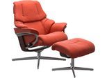 Stressless® Relaxsessel »Reno«, mit Cross Base, Größe S, M & L, Holzakzent Wenge