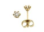 Orolino Ohrringe Gold 585 mit 2 natürlichen Brillanten zus. 0,30ct.
