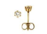 Orolino Ohrringe Gold 585 mit 2 natürlichen Brillanten zus. 0,20ct.