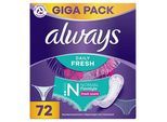 always Slipeinlagen Daily Fresh Flexistyle Normal für Slip, 72 St.