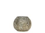 Chic Antique Vire Eisen Teelichthalter mit Muster, Höhe 8, ∅ 10,5 cm
