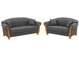 Home affaire Sofa-Set »Milano« 2-teilig, bestehend aus 2-Sitzer und 3-Sitzer Sofa inkl. Zierkissen