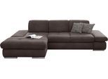 set one by Musterring Ecksofa »SO 4100«, Recamiere links oder rechts, wahlweise mit Bettfunktion