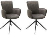 MCA furniture Esszimmerstuhl »Denia«, (Set), 2 St., 2-er Set, Stuhl 360°drehbar mit Nivellierung, belastbar bis 120 kg