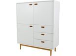 Tenzo Highboard »SVEA«, mit 3 Türen & 3 Schüben, Design von Tenzo Design studio