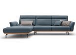 hülsta sofa Ecksofa »hs.460«, Sockel in Eiche, Winkelfüße in Umbragrau, Breite 318 cm