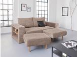 LOOKS by Wolfgang Joop 3-Sitzer »Looksvb«, Verwandlungssofa: aus Sofa wird Sofa mit 2 Hockern, mit Regalfunktion