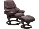 Stressless® Relaxsessel »Reno«, mit Classic Base, Größe S, M & L, Gestell Wenge