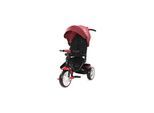 Lorelli Tricycle Jaguar 4 in 1 Schiebestange Sitz drehbar, verstellbar, Faltdach rot schwarz