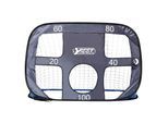 Pop up Tor 2 in 1 mit Tornetz und Torwand, Farbe Blau/Grau