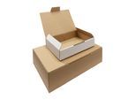 ratioform economy Klappschachtel, 1-teilig, Innen 315 x 215 x 80 mm, A4, VE 10 Stk, weiß, ab 50 VE