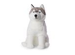 WWF - Plüschtier - Husky (sitzend, 70cm) lebensecht Kuscheltier Stofftier Plüschfigur