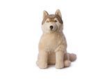WWF - Plüschtier - Wolf (sitzend, 70cm) lebensecht Kuscheltier Stofftier Plüschfigur