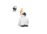 WWF Plüschtier Kakadu Papagei (mit Sound, 14cm) lebensecht Kuscheltier Stofftier