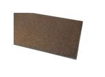 Schmutzfangmatte, gerippt, LxB 1500 x 900 mm, braun COBA
