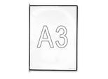 Tarifold Klarsichttafel, VE 10 Stk, für DIN A3, schwarz