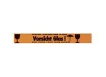 ratioform Signal-Warnband, Aufdruck Vorsicht Glas! Nicht werfen - nicht fallen lassen, VE 3 Stk, orange, ab 10 VE