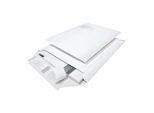 ratioform Versandtasche weiß, extraleicht, mit Kantenschutz, VE 100 Stk, Innen-LxB 320 x 224 mm, Fenster, ab 10 VE