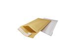 ratioform economy Luftpolster-Versandtasche, Selbstklebeverschluss, Innen-LxB 360 x 265 mm, braun, VE 100 Stk