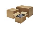 ratioform terra Wellpapp-Faltkarton für leichte Güter, 1-wellig, LxBxH 250 x 250 x 200 mm, ab 300 Stk