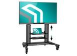 ONKRON TV Standfuss mit Rollen (TS2771-BLK) TV-Ständer