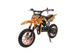 Kinder-Crossbike Delta, Benzin-Kindermotorrad, 49 ccm, bis zu 40 km/h, Scheibenbremsen, ab 6 Jahren (Orange)