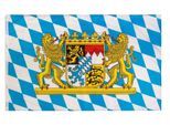 PHENO FLAGS Flagge Bayern Flagge cm Freistaat Fahne mit Wappen & Löwen (Hissflagge für Fahnenmast)