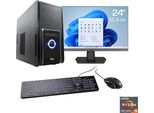 F (A bis G) CSL Gaming-PC-Komplettsystem "Sprint V28885" Computer-Komplettsysteme Gr. Microsoft Windows 11 Home (64 Bit), 8 GB RAM 500 GB SSD, schwarz PC Sets