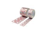 ratioform Sicherheitssiegeletiketten aus PET-Folie, 500 Etiketten pro Rolle, LxB 40 x 30 mm, ab 5 Stk