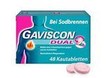 GAVISCON Dual Kautabletten mit Zweifachwirkung gegen Sodbrennen 48 St