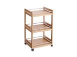 Zeller Present Badregal »Badezimmerrollwagen Bamboo«