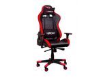 Hyrican Gaming-Stuhl »"Striker Code Red XL" ergonomischer Gamingstuhl,Schreibtischstuhl«, Kunstleder-Stoff