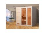 Weka Sauna Valida 2 mit Zusatzfenster, 189 x 203 x 189 cm