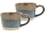 Villa Collection Denmark Tasse »Evig 300 ml, 2 Stück, Blau/Braun«, (2 tlg.)