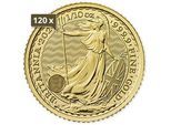 120 x 1/10 Unze Gold Britannia 2024