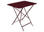 Fermob Bistro Tisch 77x57 cm Stahl Schwarzkirsche /