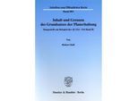 Inhalt und Grenzen des Grundsatzes der Planerhaltung. - Robert Käß, Kartoniert (TB)
