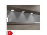 LED Unterbauleuchte, silber-grau, warmweiss, ohne Sensor, 1er SET
