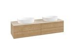 Villeroy & Boch Antao Waschtischunterschrank 1600x360x500mm L28113HN mit Beleuchtung mit Struktur FK/AP: HN/3