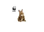 Plüschtier Hase (19cm, sitzend) lebensecht Kuscheltier Stofftier Rabbit