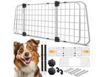 LovPet® Hundegitter Auto, Autoschutzgitter Trenngitter Universal, verstellbare Breite, Kopfstütze Kofferraum Autogitter Maße HxB 30 x 91-153 cm Kofferraumgitter,+ 2x Sicherheitsgurt für Hunde