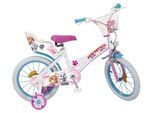 Toimsa Bikes Kinderfahrrad 16 Zoll Kinder Mädchen Fahrrad Mädchenfahrrad Rad Bike Paw Patrol Weiß