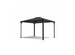 Canopia Martinique Aluminium-Pavillon 3X3,6 m grau