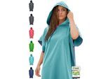 NirvanaShape Handtücher Handtuch-Poncho, Umziehhilfe & Handtuch zugleich Surf-Poncho, Quick-dry Funktion, Ideal auf Reisen zum Surfen, Strand, blau