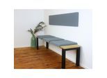 Lycce Klemmkissen Sitzkissen mit 2 Leisten 33cm Klemmtiefe, Kunstleder