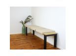 Lycce Klemmkissen Sitzkissen mit 2 Leisten 37cm Klemmtiefe, Kunstleder