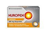 NUROFEN 200mg Ibuprofen Schmelztabletten Lemon bei Kopfschmerzen 12 St