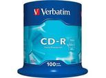 Verbatim CD-R, bis 52fach, 700 MB/ 80 min, 100er-Spindel