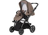 Hartan Kinderwagen , Beige , Textil , 58.5x107x105 cm , EN 1888, UV 50+, AZO-frei, Made in Germany, EN 71 , Feststellbremse, Fußstütze abklappbar, Federung, kugelgelagerte Räder, 5-Punkte-Gurt, Handbremse, für Babyschale geeignet, Griff in Lederoptik, Transportsicherung, Sitz umsetzbar, abnehmbarer Schutzbügel , Baby On Tour, Kinderwagen, Kombikinderwagen